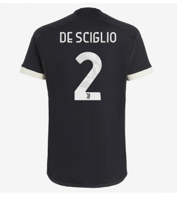 Juventus Mattia De Sciglio #2 Tercera Equipación 2023-24 Manga Corta